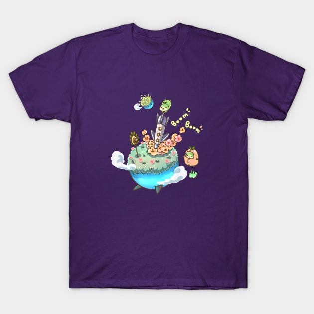 Flower bomb T-Shirt by Mochipang